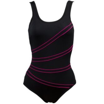 Damella Keira Chlorine Resistant Swimsuit 36-50 Cerise 36 Dame