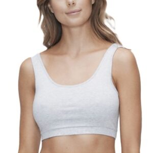 JBS of Denmark Bh Bamboo Bra Top Wide Straps Lysegrå X-Small Dame