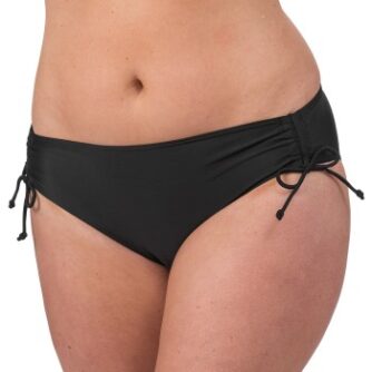 Trofe Mix Bikini Briefs With Lacing Sort 38 Dame