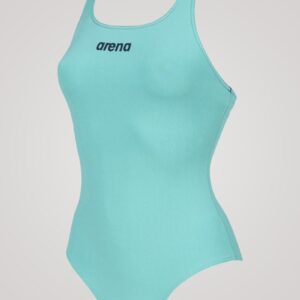 Arena Solid Swim Pro til damer - Mint/mørkeblå