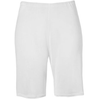 Damella Microfiber Waist Slip Shorts Hvid polyester 36 Dame
