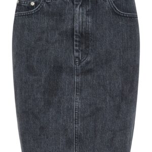 Gestuz - Nederdel - Dena HW Mini Skirt - Washed Black
