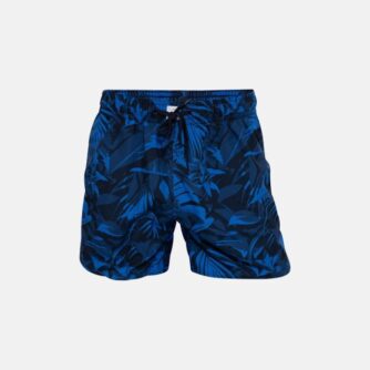 Badeshorts | polyester | blå mønstret