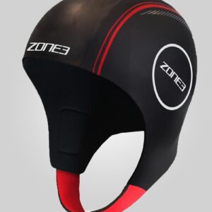 ZONE3 Neopren hætte 2022 (4mm) - Sort/Rød