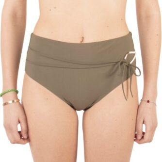 Chantelle Glory High Waist Bikini Brief Khaki 44 Dame