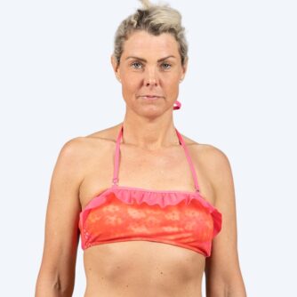 Watery Bikini-Top Til Voksne - Orange Twist