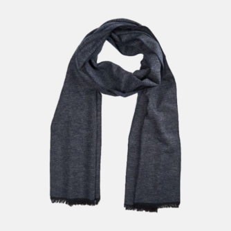 Halstørklæde | 100% børstet silke | grå