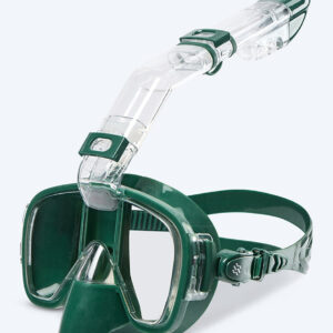 Watery dykkermaske til voksne - Pearl - Mørkegrøn