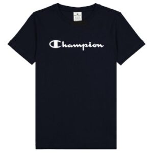 Champion American Classics Crewneck T-shirt W Marineblå bomuld Small Dame
