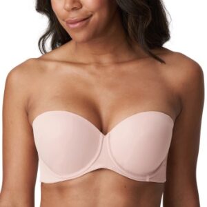 Primadonna Bh Figuras Strapless Padded Bra Lyserosa E 65 Dame