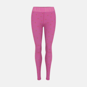Leggins | polyester | pink m. cherry print