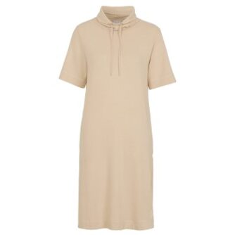 Damella Knitted Lounge Dress Sand Large Dame