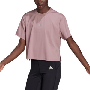 Adidas Adidas X Zoe Saldana Trænings Tshirt Damer Tøj Pink Xl