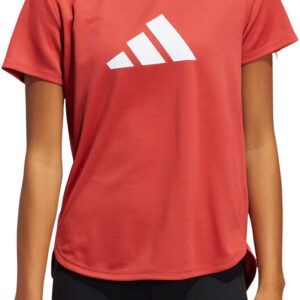 Adidas Badge Of Sport Logo Tshirt Damer Kortærmet Tshirts Rød L