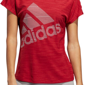 Adidas Badge Of Sport Tee Damer Kortærmet Tshirts Rød Xs