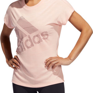 Adidas Badge Of Sport Tshirt Damer Tøj Pink Xs