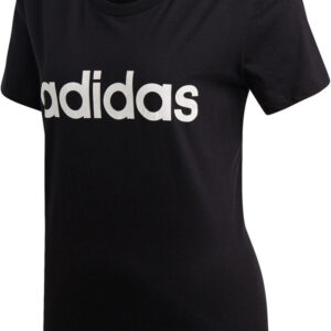 Adidas Essentials Linear Slim Tshirt Damer Kortærmet Tshirts Sort M