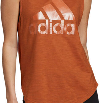 Adidas Id Winners Muscle Tshirt Damer Toppe Orange Xs