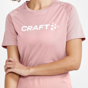 Craft Core Unify Logo Løbe Tshirt Damer Tøj Pink M