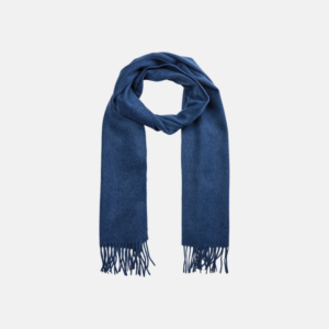 Halstørklæde | 100% uld | blå