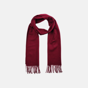 Halstørklæde | 100% uld | rød