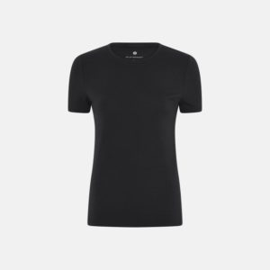 T-shirt o-hals | bambus | sort