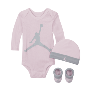 3-delt Jordan-sæt til babyer (0-12M) - Pink