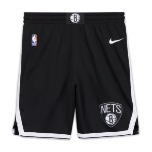 Brooklyn Nets Icon Edition Nike NBA Swingman-shorts til mænd - sort
