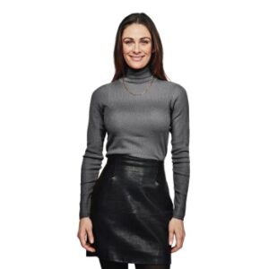 Pierre Robert X Jenny Skavlan Wool Turtleneck Mørkgrå L/XL Dame