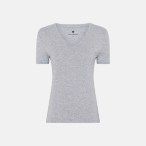 T-shirt v-hals | bambus | grå