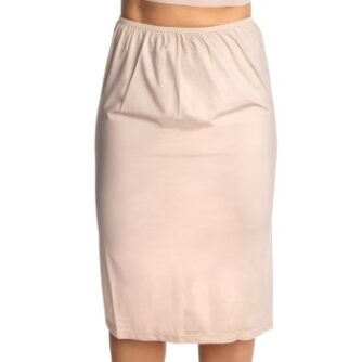 Trofe Slip Skirt Long Beige Large Dame
