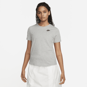 Nike Sportswear Club Essentials-T-shirt til kvinder - grå