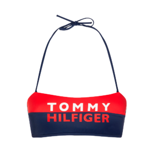 Tommy Hilfiger Fixed Bandeau W Rød, Størrelse: XS, Farve: Rød/Blå, Dame