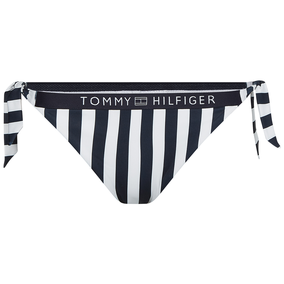 Tommy Hilfiger Lingeri Bikini Tai W U, Farve: Sort/Hvid, Størrelse: XS, Dame Sommertoj.dk