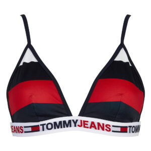 Tommy Hilfiger Triangle Bikini Topp 3351 0g2 Rugby Stripe, Størrelse: XS, Farve: Rugby Stripe, Dame
