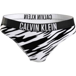 Calvin Klein Classic Print Bikini Bottom Zebra Large Dame