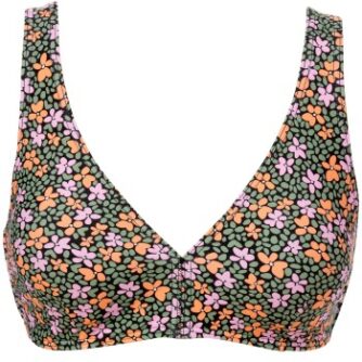 Trofe Barcelona Bikini Top Grøn blomstret 36 Dame