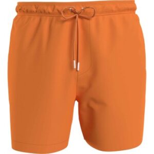 Calvin Klein Badebukser Medium Drawstring Swim Shorts Orange polyester Large Herre
