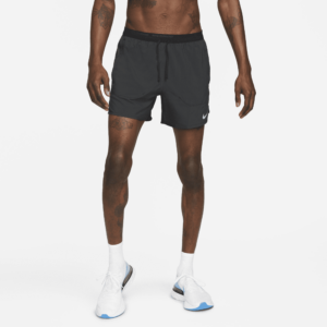 Nike Stride Dri-FIT-løbeshorts med indershorts (13 cm) til mænd - sort