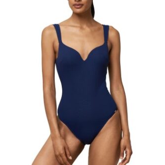 Triumph Summer Glow OWP Padded Swimsuit Marineblå B 38 Dame