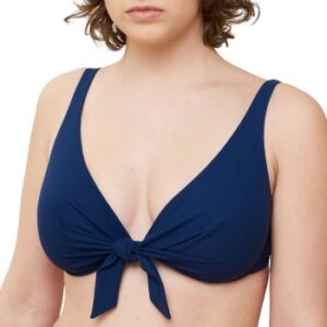 Triumph Summer Glow W Sensual Deep Bikini Top Marineblå C 38 Dame