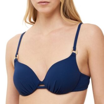 Triumph Summer Glow WP Bikini Top Marineblå C 42 Dame