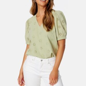 VERO MODA Maja 2/4 V-Neck Top Reseda L