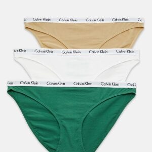 Calvin Klein Bikini 3PK BP4 FOLIAGE/WHITE/TR M