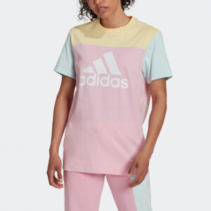 Adidas Essentials Colorblock Logo Tshirt Damer Tøj M