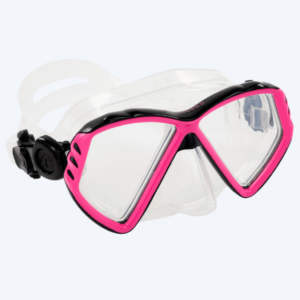 Aqualung dykkermaske til børn - Cub (4-12 år) - Klar/pink