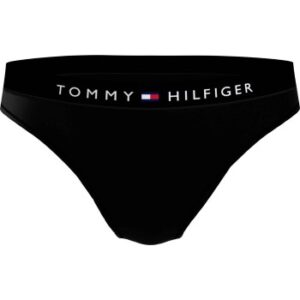 Tommy Hilfiger Trusser Bikini Panties Sort økologisk bomuld Large Dame