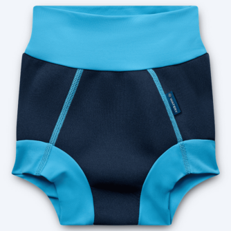 Watery blebadebukser til børn - Neoprene Swim Nappy - Atlantic Blue