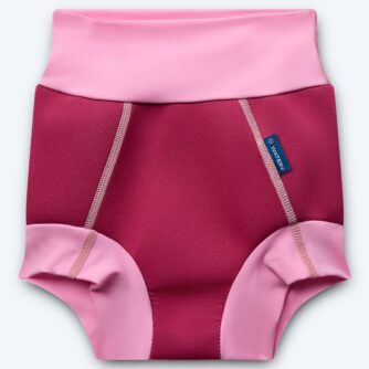 Watery blebadebukser til børn - Neoprene Swim Nappy - Atlantic Pink