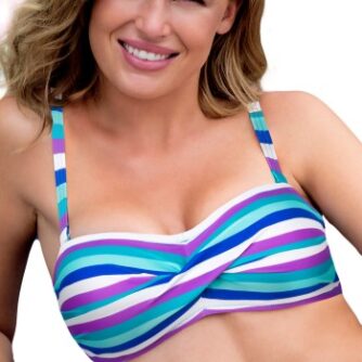 Wiki Wirefree Bandeau Bikini Top Flerfarvet B 75 Dame